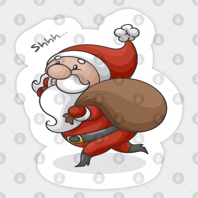 Father Christmas Sticker by Silemhaf